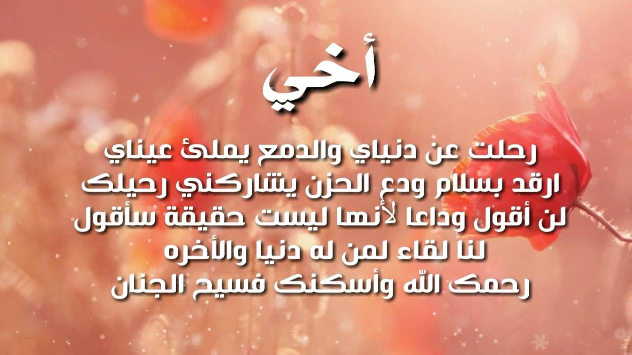 شعر قصير عن الاخ 2893 6